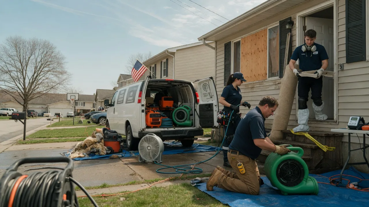 Water Damage Restoration in Bridgeport, OH near me